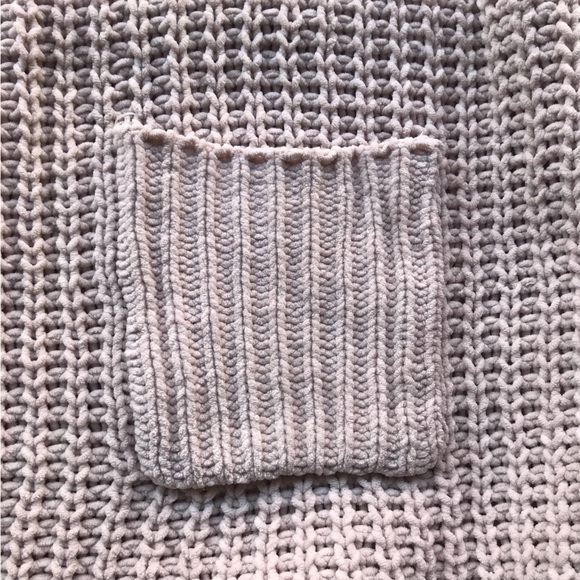 POL | Oversized Beige Chunky Knit Sweater Size L - Picture 7 of 16